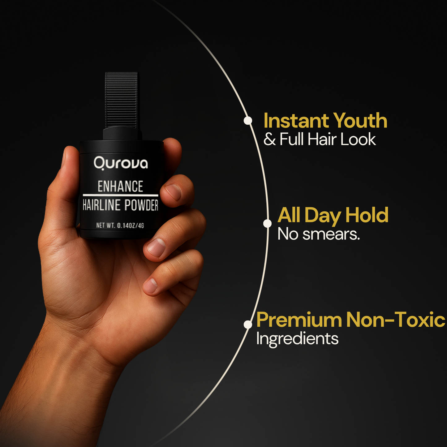 Hairline Powder Instantly Conceals Hair Root Touch Hair Powder for Thinning Hair for Women and Men,Hairline Shadow Powder Makeup